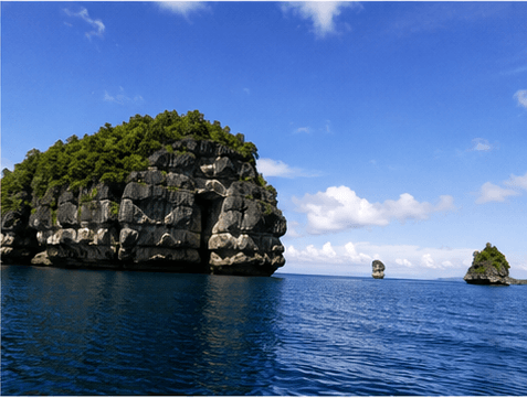 Marabut — island in the bay